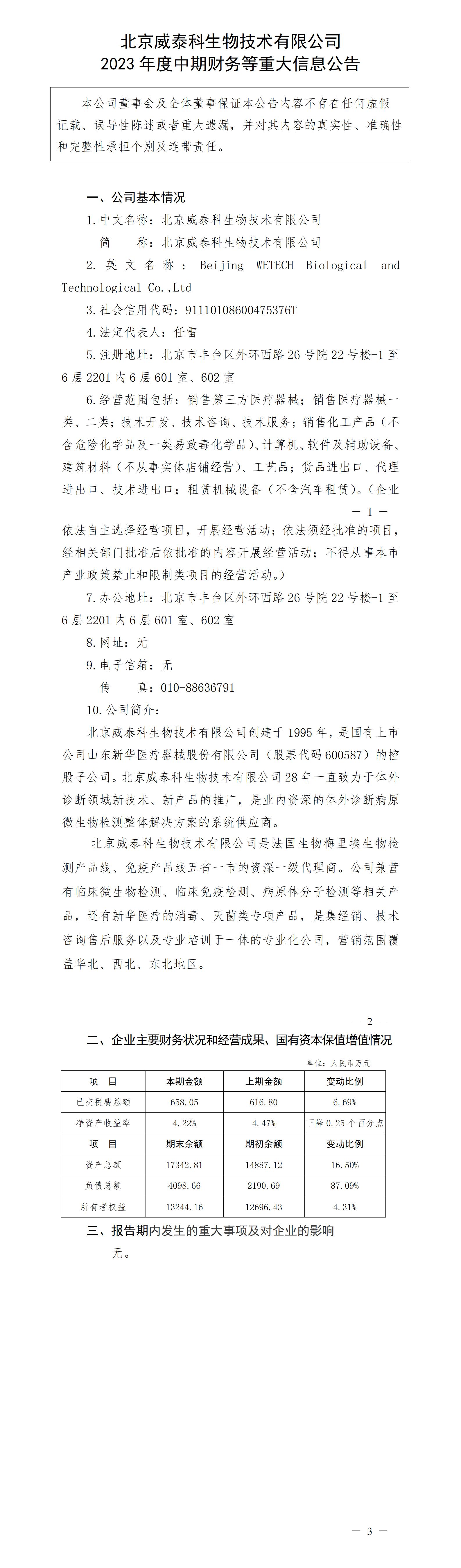 北京威泰科生物技術有限公司2023年度中期財務等重大信息公告_01.jpg